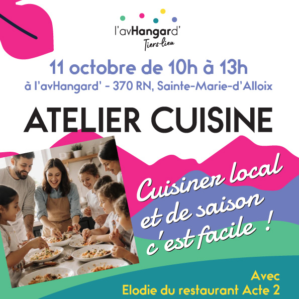 11/10 : Atelier cuisine collectif